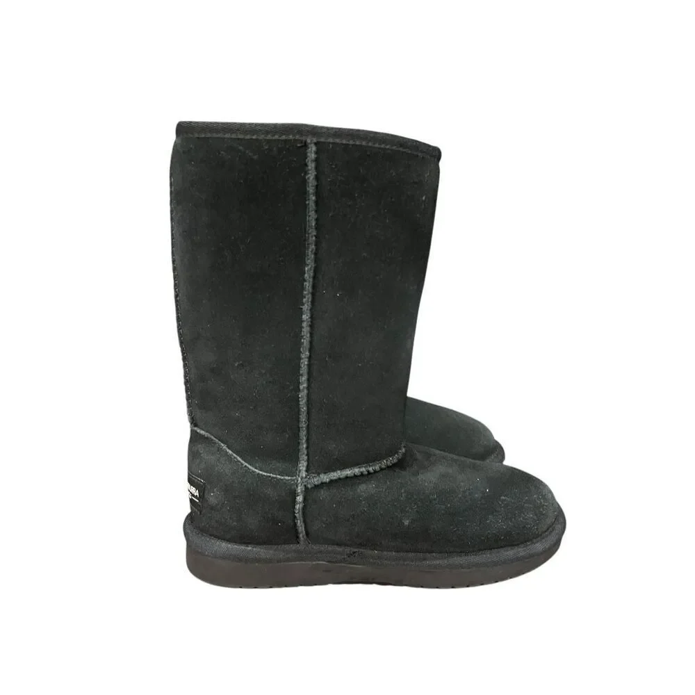 Koolaburra by UGG Victoria Girls' size 1 Tall Winter black Boots